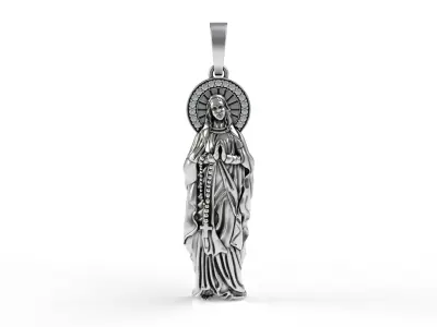 Saint Merry Diamond Pendant 3D print model