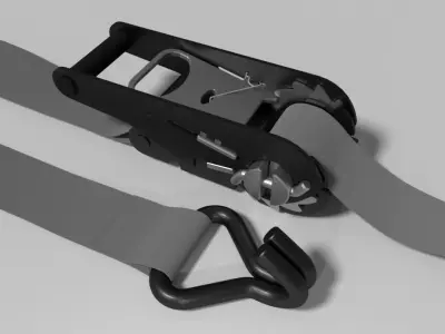 Ratchet Strap 3D model