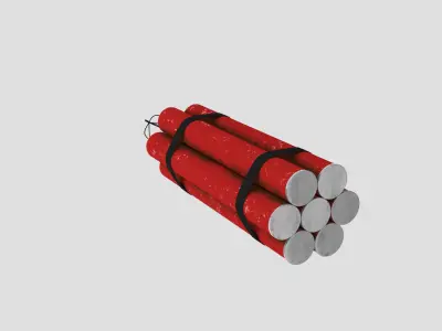 Tnt - Two Types Low-poly 3D model