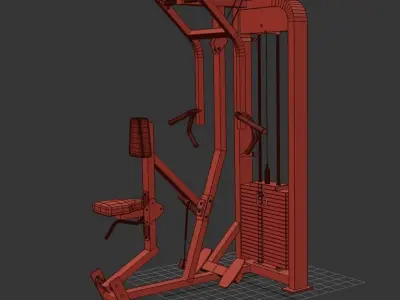 HAMMER STRENGTH SELECT ROW 3D model