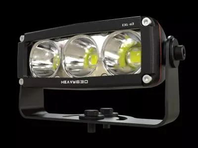 External LED worklight 1 Free 3D model