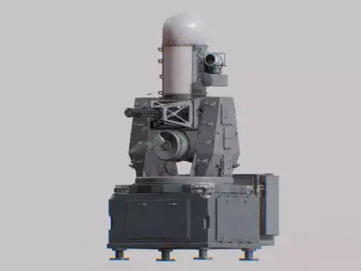  Phalanx CIWS Low-poly 3D model
