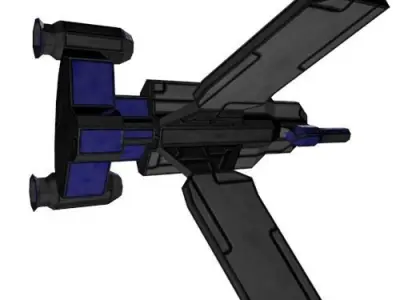 Space drone Free low-poly 3D model