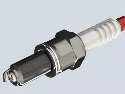 Spark Plug 3D model by LimonDesign