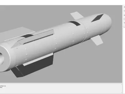 rocket 02 3D model
