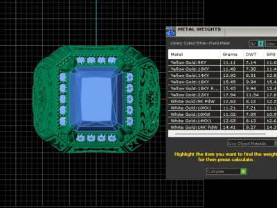 ANTIQUE GOLDEN RING 3D PRINTABLE MODEL 3D print model