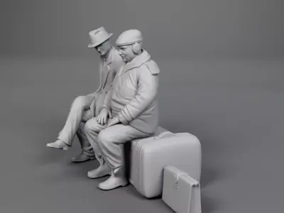 Planes Trains and Automobiles - Neil and Del 3D print model