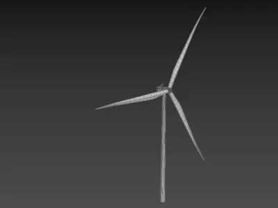 Wind Turbine Goldwind GW5S Mw-Pmdd 3D model