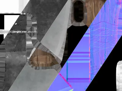 Lumberjack Ax Low-poly 3D model purchase