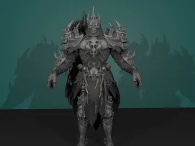 dark warrior 3D model