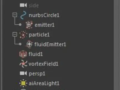 Tornado powder 3D model