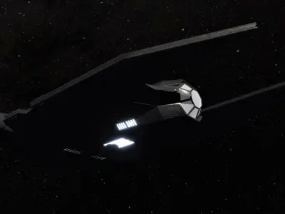 STAR WARS - VT49 DECIMATOR Low-poly 3D model
