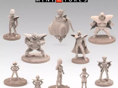 Term 3 - Namek Saga Part 1 - Dragon Ball Miniatures 3D print model