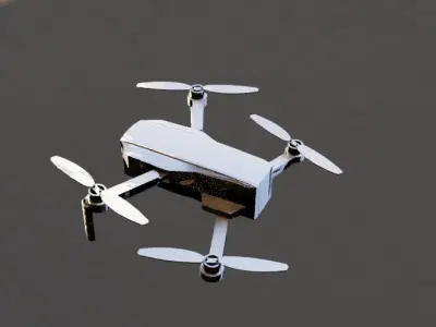 DJI Mini SE replica Low-poly 3D model