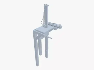 Automatic Rool Lifter Low-poly 3D model