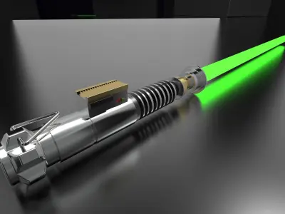 Luke Skywalker Lightsaber - StarWars 3D model