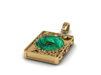 vintage locket  3D print model