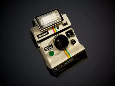 Polaroid Camera Atlas Decal Seamless PBR Texture  Texture