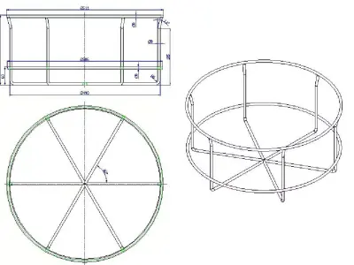 Basket 50kg 3D model