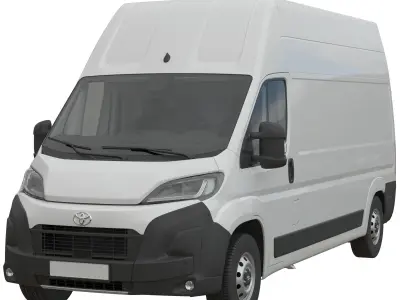 2024 Toyota Proace Max L3H3 Detailed interior 3D model