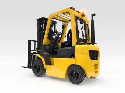 Forklift Animated  Smart 3D model