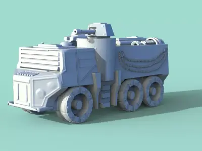 armored car 3D print model