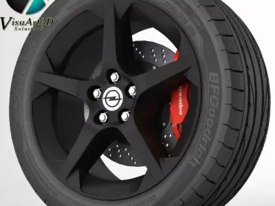 Wheel Opel Insignia 5 3D model