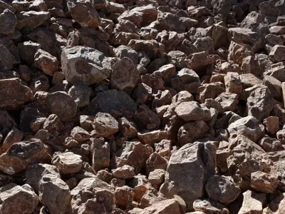  Medium Desert Sandstone Rock Models Collection 