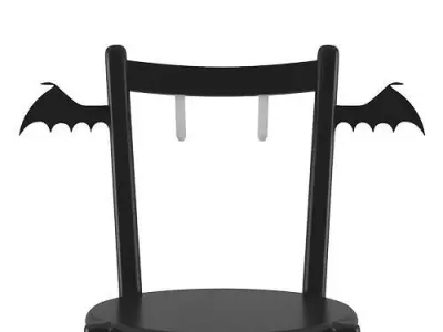 Halloween chair Free 3D model