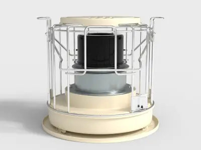KEROSENE HEATER Low-poly 3D model