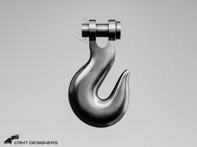 Chain Grab Hook 3D model