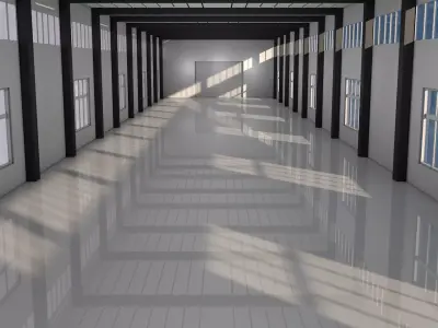 Warehouse 3D model buy