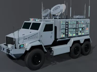 Warfare Vehicle 3D model by aruramesh79