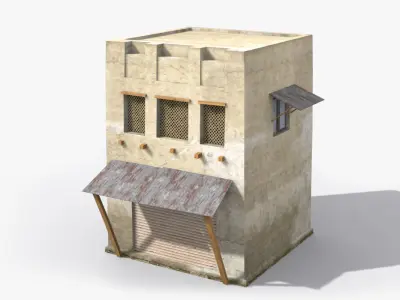 Arab x15 Low-poly 3D model