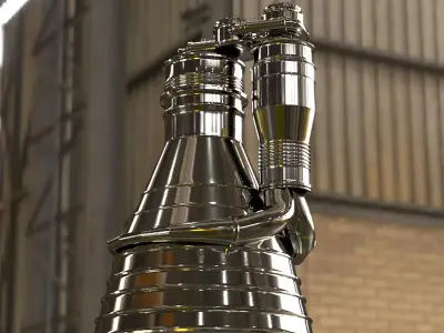 Rocket Engine 3D model