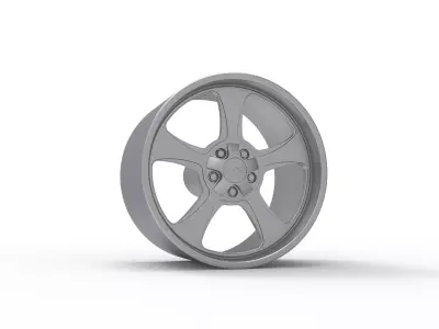 FOOSE GENUINE WHEEL 3D PRINT MODEL  3D print model