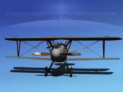 Albatross DIII Fighter 3D model from CGTrader - Rigged