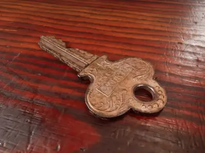 Locker Key Low-poly 3D model