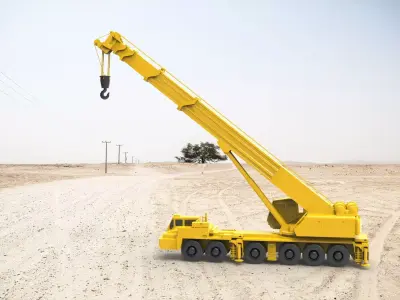 Hitachi Sumitomo SCX2800 crane 3D model