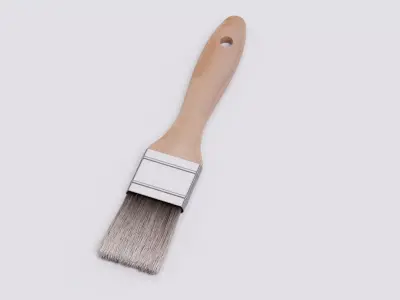 Brush V2 - Medium Flat Painting Tool  3D model