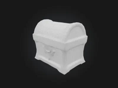 Magic Chest Low-poly 3D model