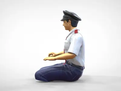N2 City Train Driver  3D print model