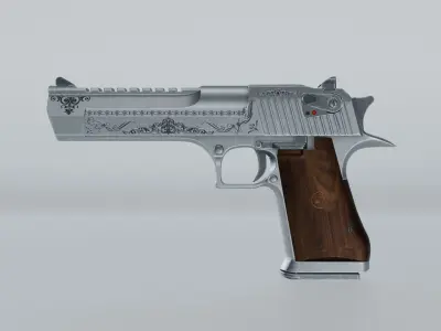 Magnum Desert Low-poly 3D model