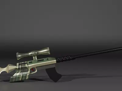 Sniper armor military 3D model