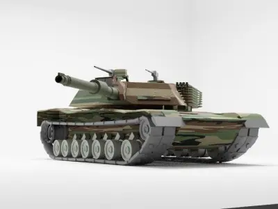M1A1 KVT Abrams Free 3D model