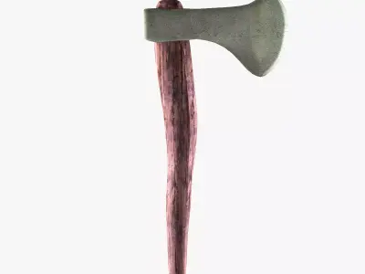 Axe Tool Low-poly 3D model