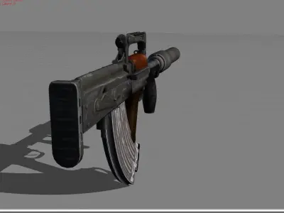 Groza Low-poly 3D model