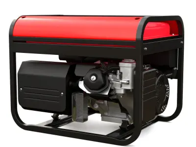 gasoline generator Fubag BS 6600 3D model 3D model