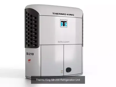 Thermo King Refrigeration Units 3D Model Pack