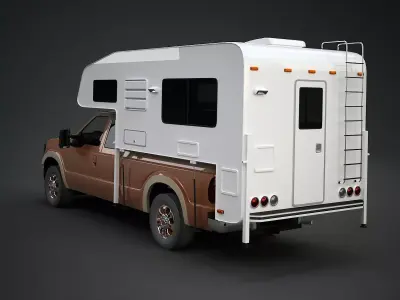 Truck Camper 3D model